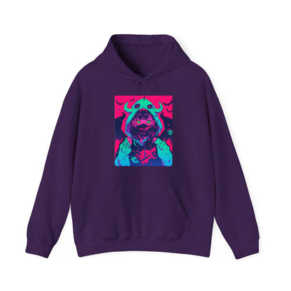 Unisex Heavy Blend™ Hooded Sweatshirt "Vampire Girl" Halloween Series