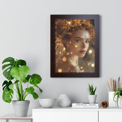 Framed Posters "Goddess of Golden Light"