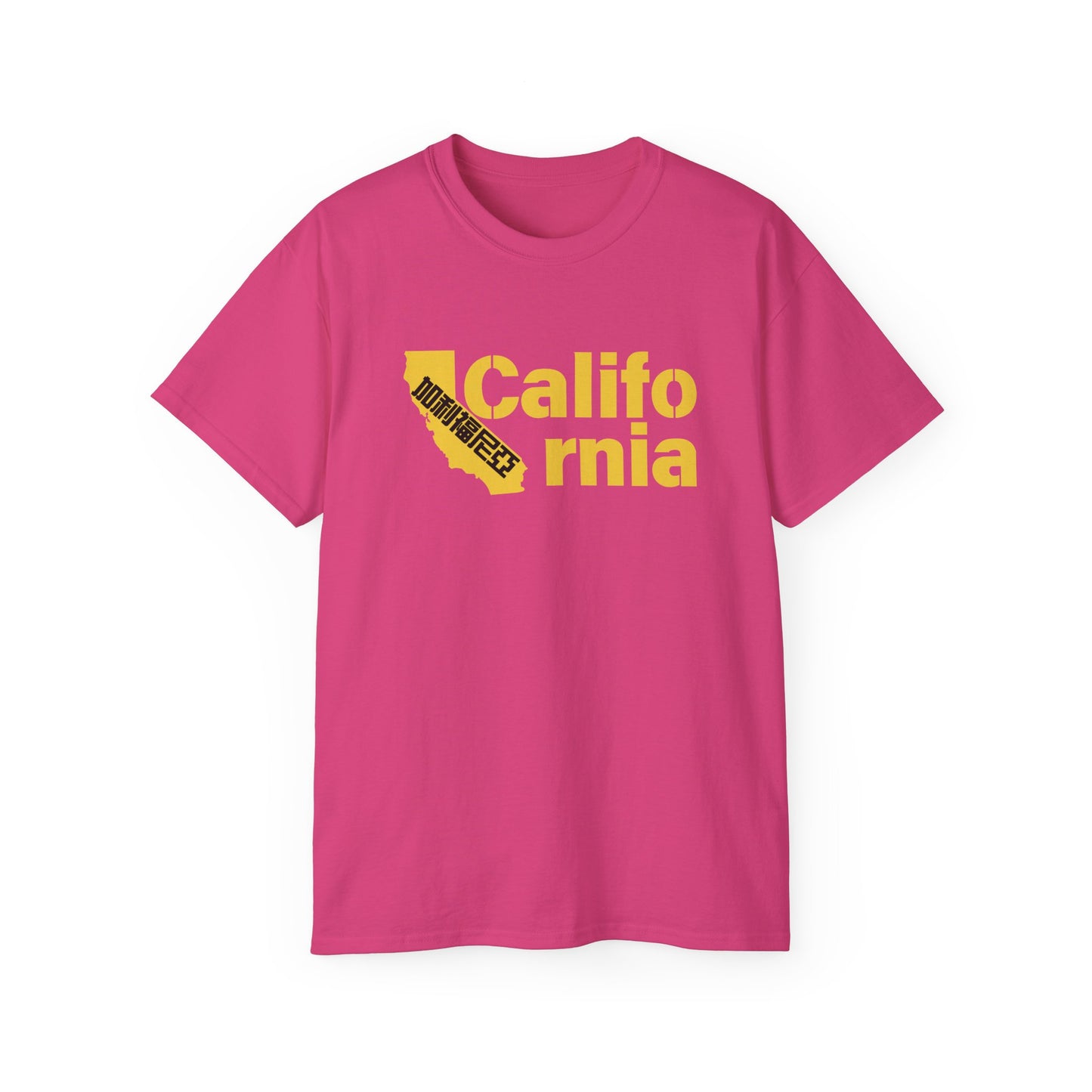 Unisex Ultra Cotton Tee "California" Kanji Series for the Names of U.S. States T-Shirt