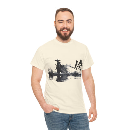 Unisex Heavy Cotton Tee "Samurai in the Wilderness" T-Shirt