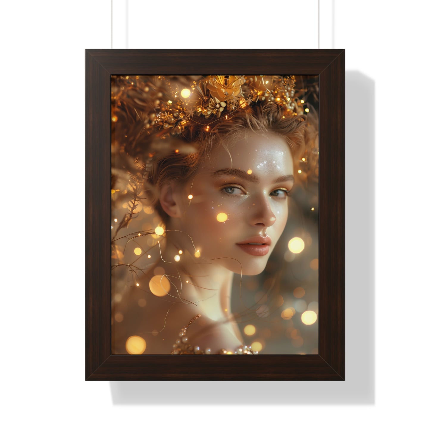 Framed Posters "Goddess of Golden Light"