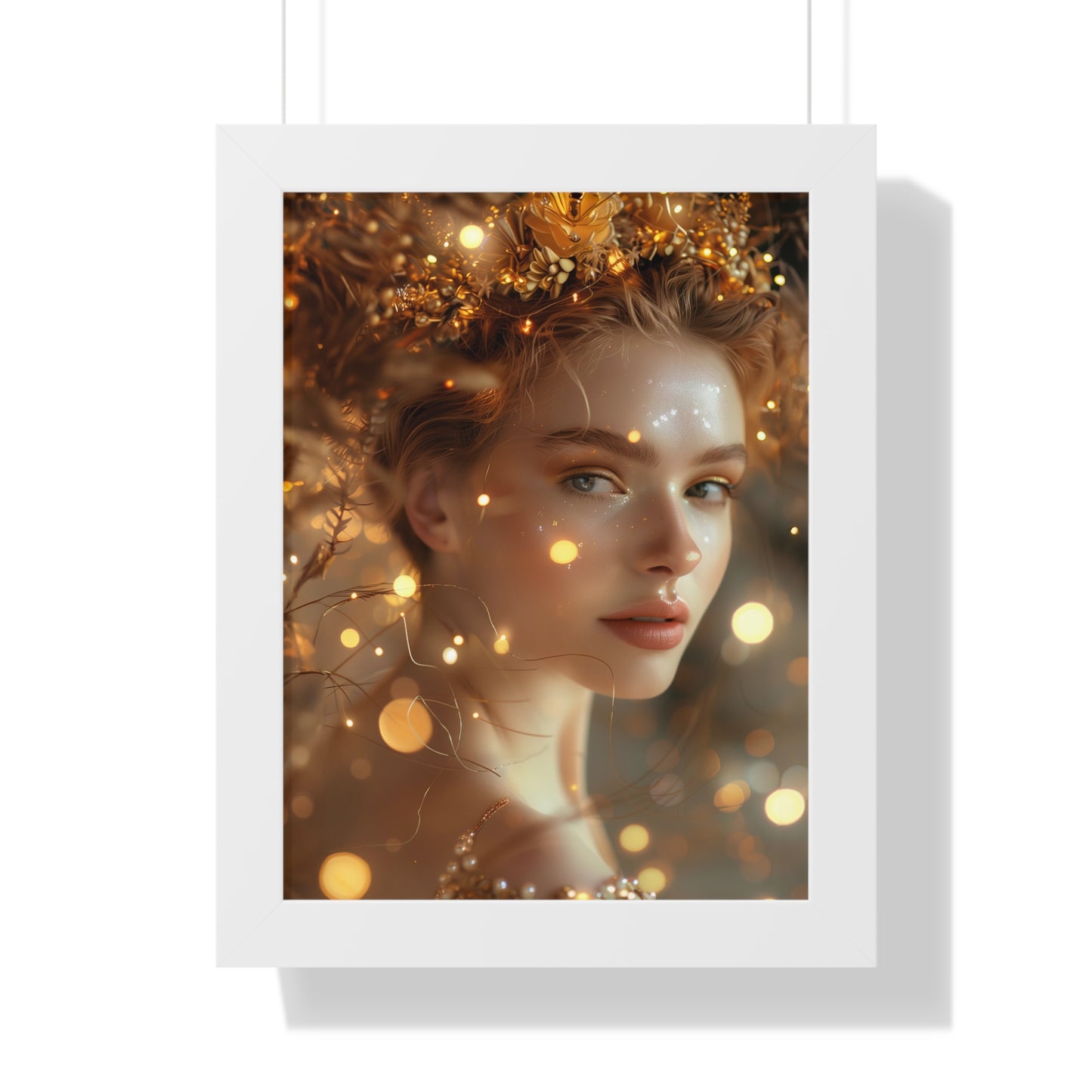 Framed Posters "Goddess of Golden Light"