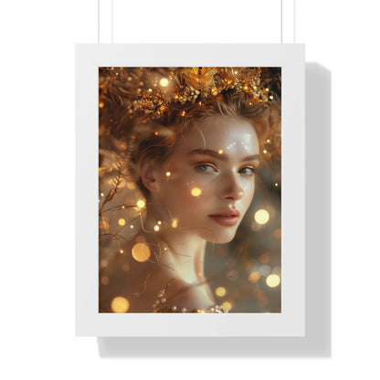 Framed Posters "Goddess of Golden Light"