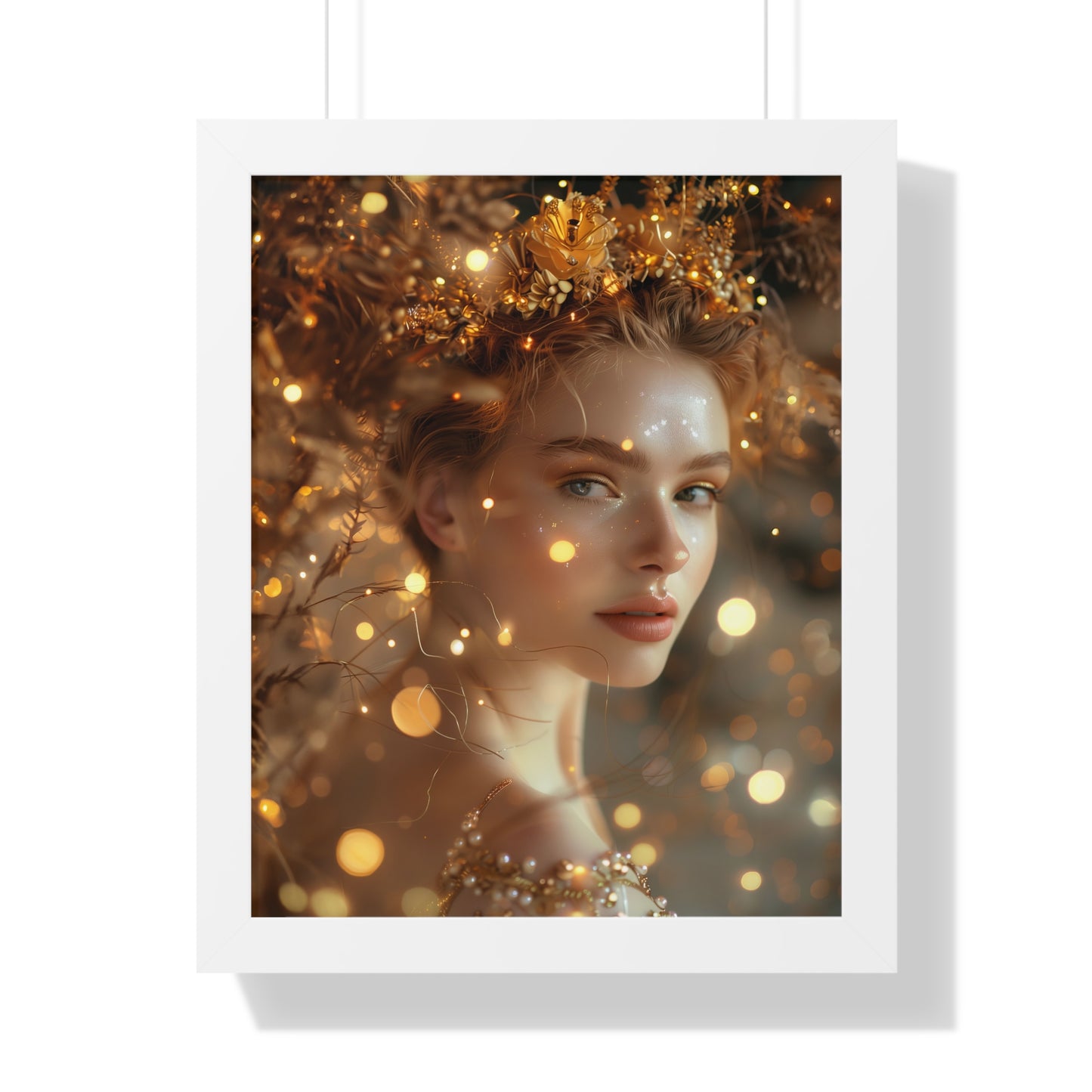 Framed Posters "Goddess of Golden Light"