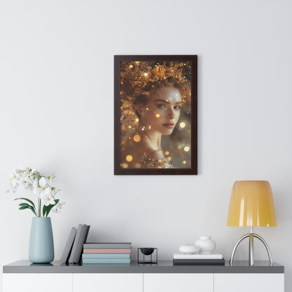 Framed Posters "Goddess of Golden Light"