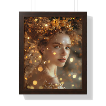 Framed Posters "Goddess of Golden Light"