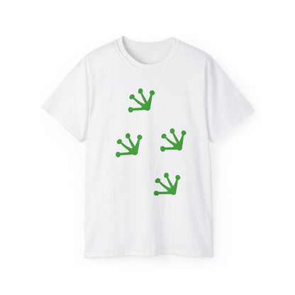 Unisex Ultra Cotton Tee "Frog Footprints" T-Shirt