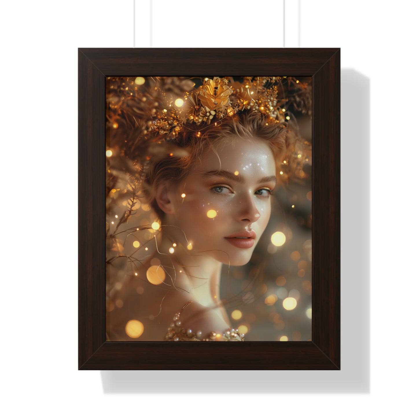 Framed Posters "Goddess of Golden Light"