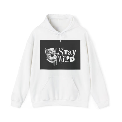 Unisex Heavy Blend™ Hooded Sweatshirt "Stay Wild Cat"