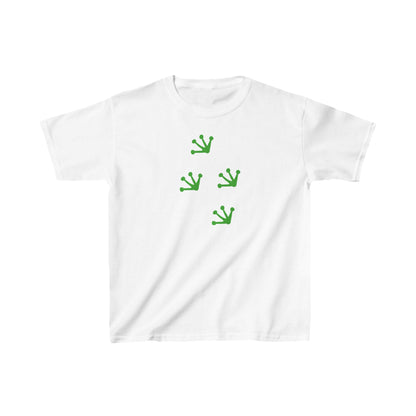 Kids Heavy Cotton™ Tee "Frog Footprints" T-shirts