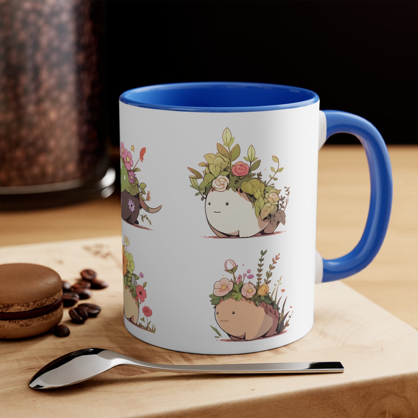 Colorful Accent Mugs "Pomié" 11oz