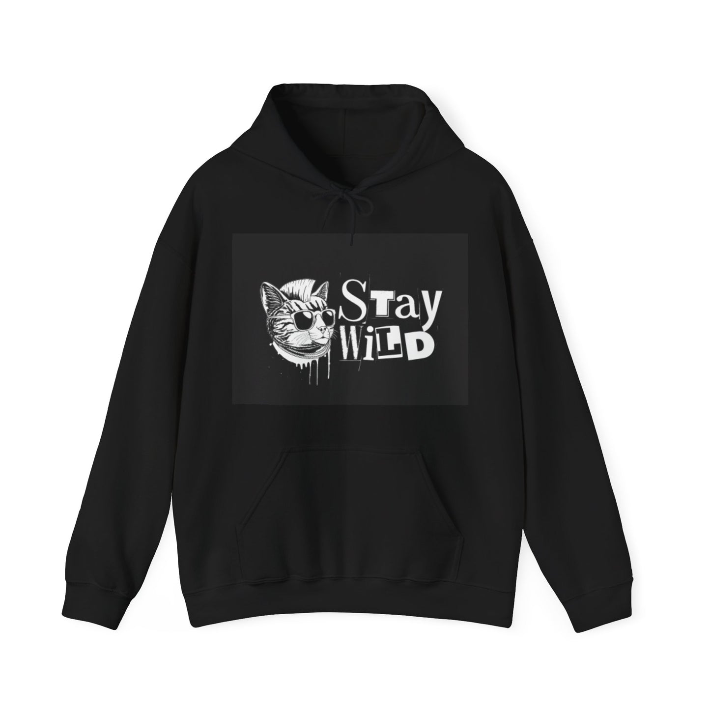 Unisex Heavy Blend™ Hooded Sweatshirt "Stay Wild Cat"