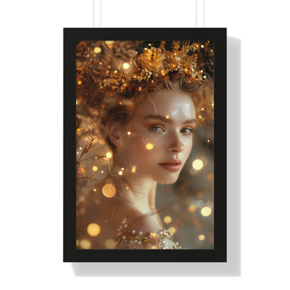 Framed Posters "Goddess of Golden Light"