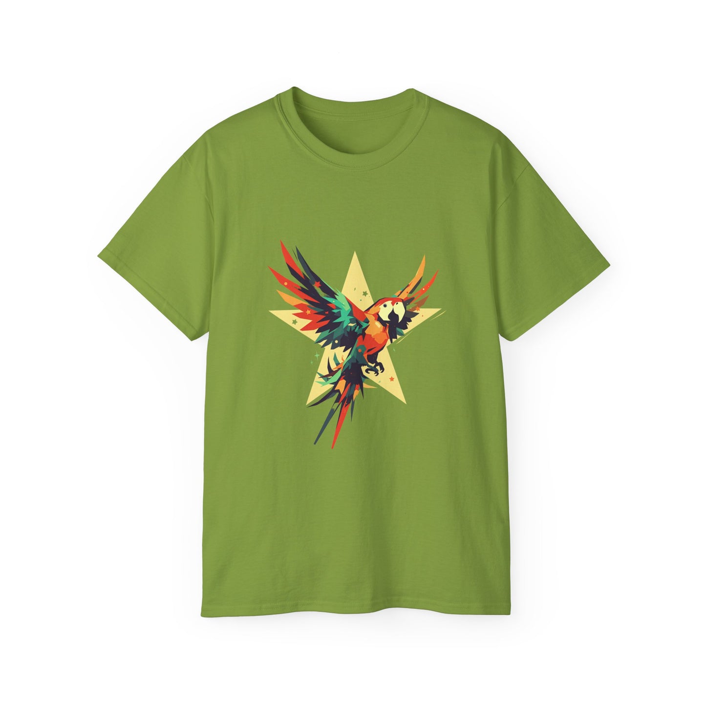 Unisex Ultra Cotton Tee "Star Parrot" T-Shirt