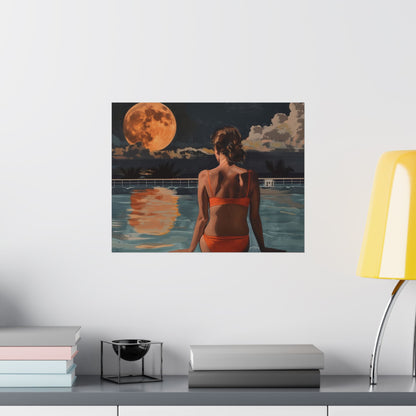 Matte Horizontal Posters "Whispers of the Night Sky"