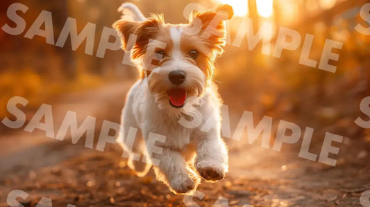 Digital Image Picture Photo Animal Dog Flying Wallpaper Background Dl0122