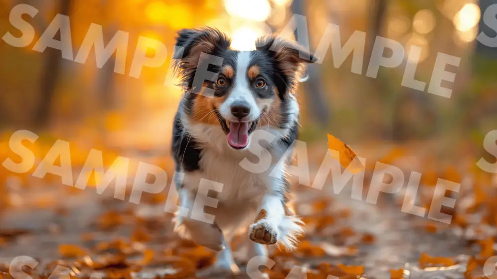 Digital Image Picture Photo Animal Dog Flying Wallpaper Background Dl0124