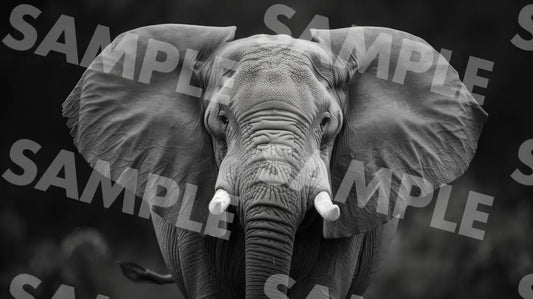 Digital Image Picture Photo Animal Elephant In The Wild Wallpaper Background Dl0730