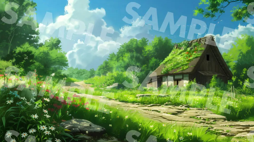 Digital Image Picture Photo Art Green Nature Countryside Wallpaper Background Dl0374