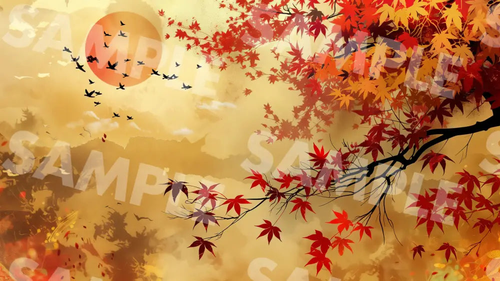 Digital Image Picture Photo Art Japan Autumn Wallpaper Background Dl0363