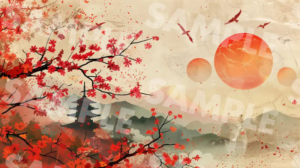 Digital Image Picture Photo Art Japan Autumn Wallpaper Background Dl0367