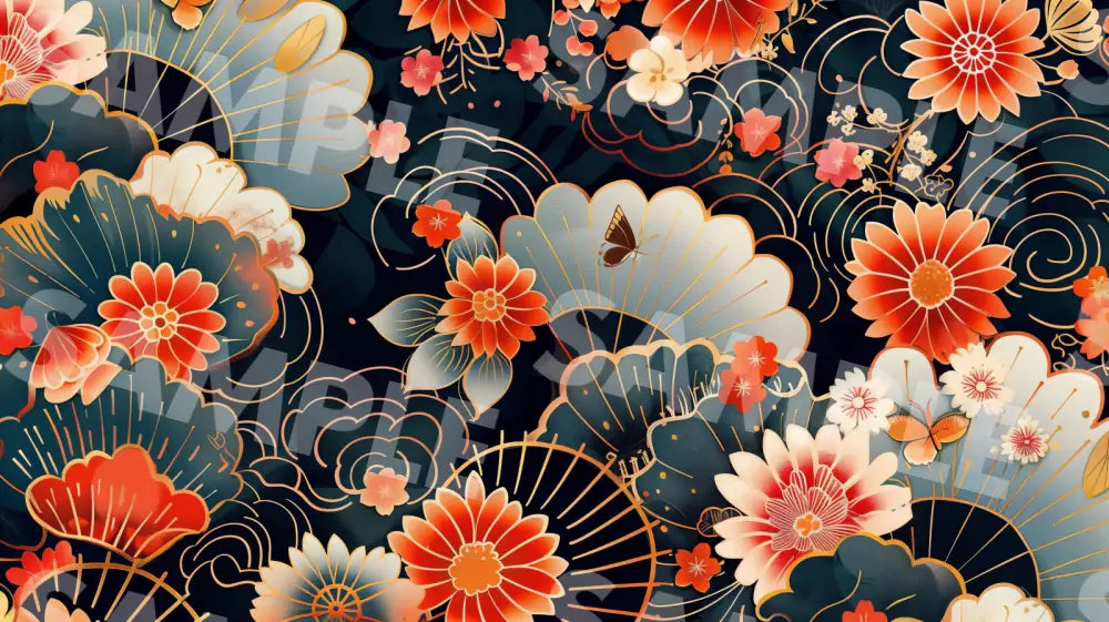 Digital Image Picture Photo Art Japanese Pattern Wallpaper Background dl0759