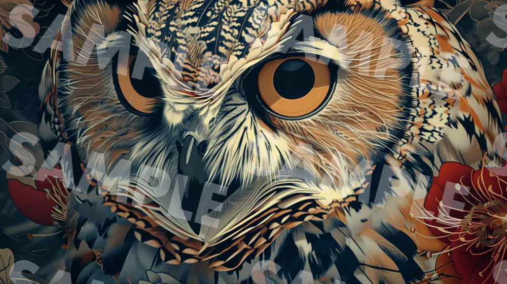 Digital Image Picture Photo Art Owl Wallpaper Background Dl0331