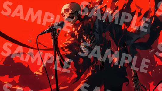 Digital Image Picture Photo Art Skull Musician Wallpaper Background dl0792