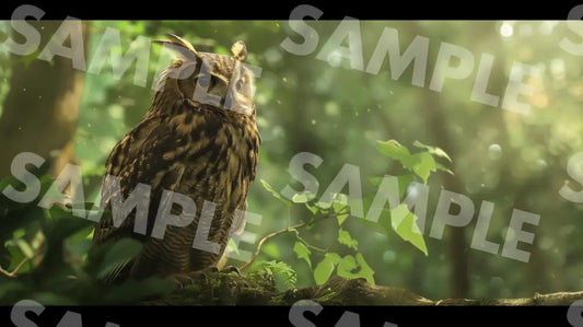 Digital Image Picture Photo Bird Owl Wallpaper Background Dl0398