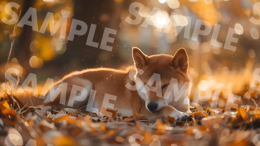 Digital Image Picture Photo Dog Shiba Wallpaper Background Dl0471