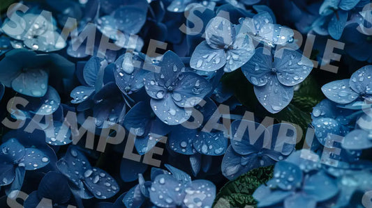 Digital Image Picture Photo Flower Hydrangea Wallpaper Background Dl0547