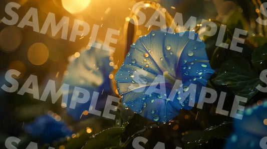 Digital Image Picture Photo Flower Morning Glory Wallpaper Background Dl0561