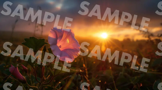 Digital Image Picture Photo Flower Morning Glory Wallpaper Background Dl0562