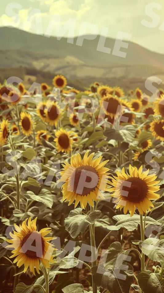 Digital Image Picture Photo Flower Sunflower Wallpaper Background Dl0391