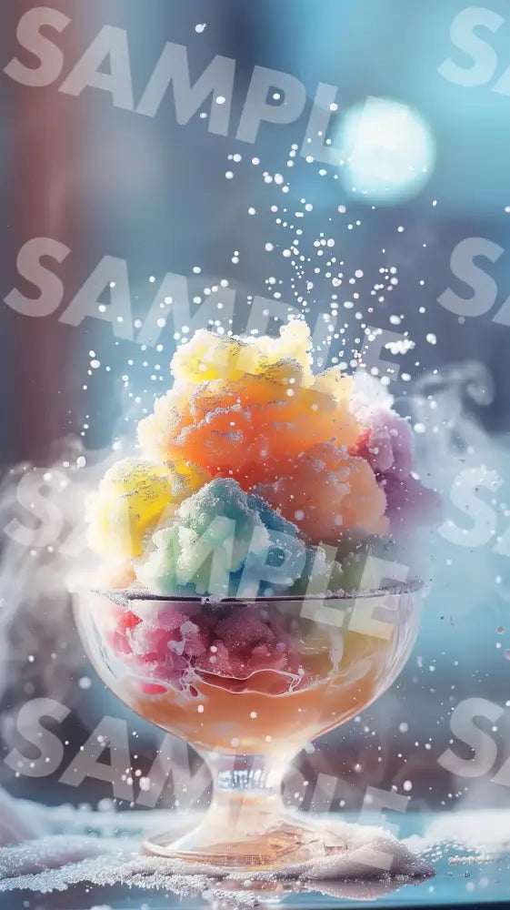 Digital Image Picture Photo Food Shaved Ice Wallpaper Background Dl0406