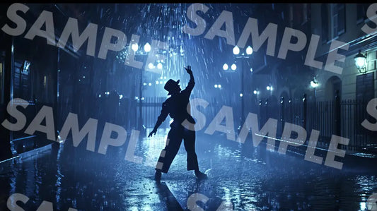 Digital Image Picture Photo Man Dancing In The Rain Wallpaper Background Dl0309