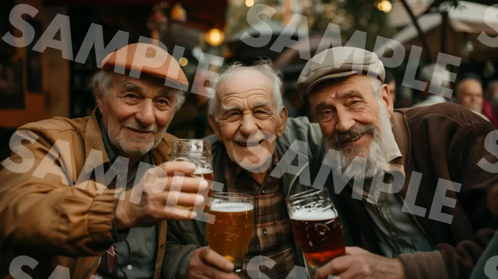 Digital Image Picture Photo Man Old Man Drinking Wallpaper Background dl0827