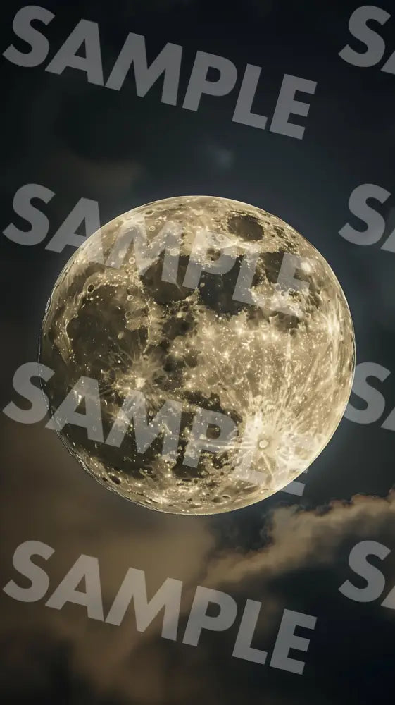 Digital Image Picture Photo Moon In The Sky Wallpaper Background Dl0534